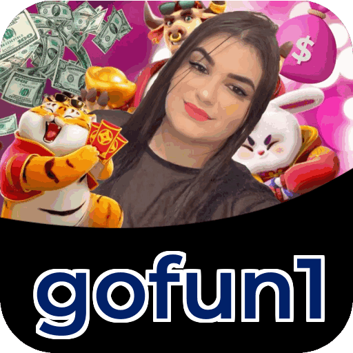Passo a passo visual mostrando processo de download e instalação do aplicativo gofun1